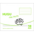 HUGU Musikheft Notenheft 220 x 175 mm 2-seitig 10 Blatt