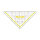 ARISTO TZ-Dreieck 25 cm mit Griff, Facette 3 Seiten, Tuschenoppen (AR1650/4)