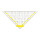ARISTO TZ-Dreieck 25 cm mit Griff, Facette 3 Seiten, Tuschenoppen (AR1650/4)