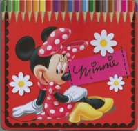 Buntstifte Disney Minnie Mouse in Metallbox 24er