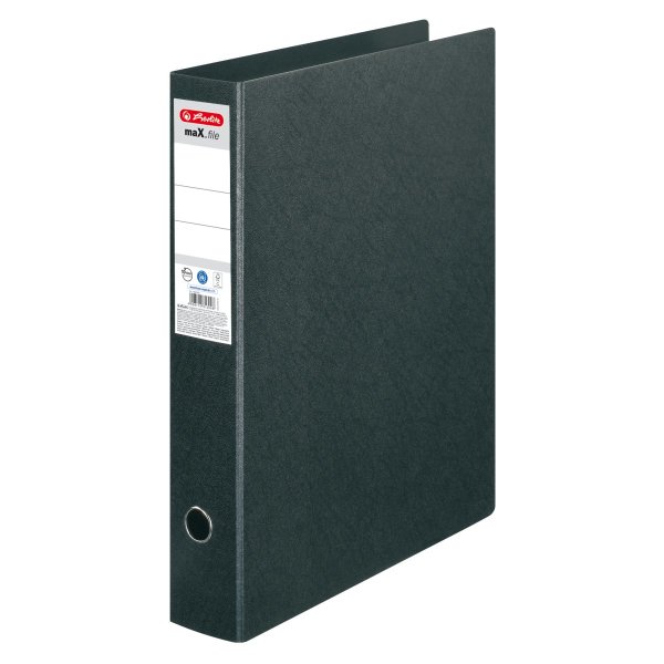 herlitz Ortdner maX.file Hartpappe A3 75mm schwarz