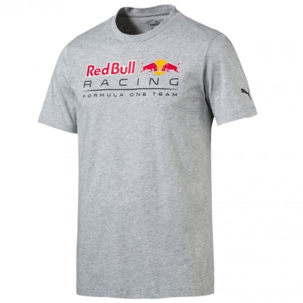 PUMA Red Bull Racing Logo Tee Light Grey Heather XL