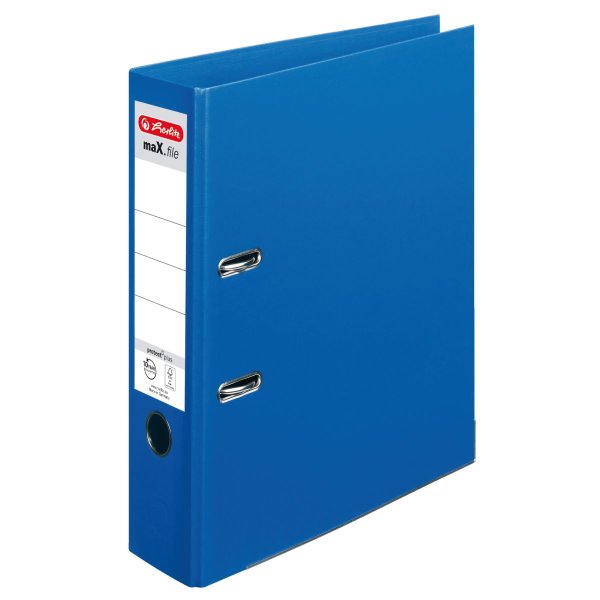 herlitz maX.file zakladač protect+ A4, 80mm - modrý