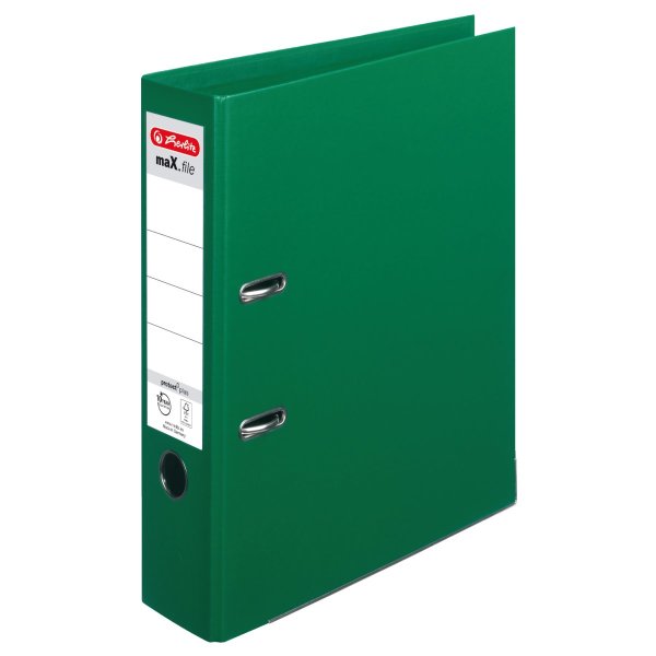 herlitz Ordner maX.file protect+ A4 80mm grün