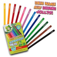 JOLLY Buntstifte Supersticks DELTA 12er Metalletui mit...