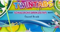 JOLLY Schuldeckfarbenkasten TWINTABS 24er mit Deinem Namen bedruckt!