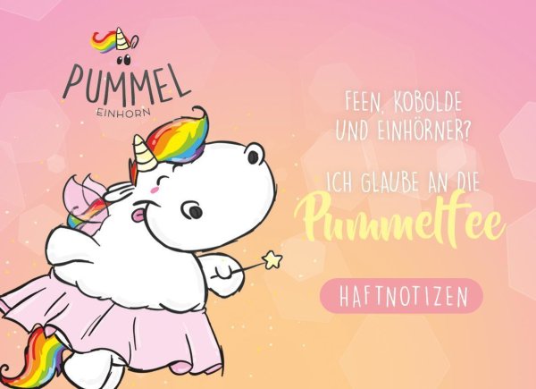 Pummeleinhorn Haftnotizen, Nr. 6, "Pummelfee"