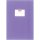 herlitz Heftschoner DIN A4, geprägt (Bast), PP, violett