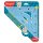 Maped Zeichendreieck Flex 45 Grad, blau 26cm