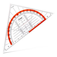 ARISTO GEO College Geometrie Dreieck 16 cm, mit Griff (AR23003)