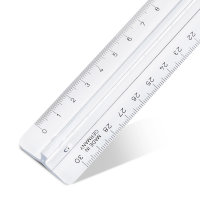 ARISTO College Prismen-Lineal 30 cm mit Griffleiste transparent (AR2303399)