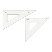 ARISTO College Dreieck Set 2-teilig transparent (AR23802)