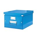 LEITZ Ablagebox Click &amp; Store WOW, DIN A5, blau