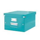 LEITZ Ablagebox Click &amp; Store WOW, DIN A4, eisblau