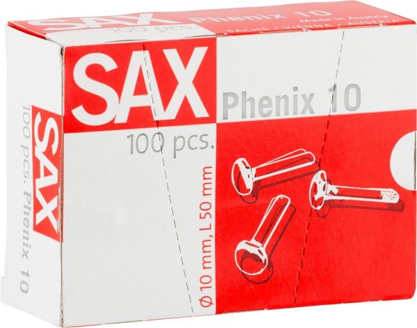SAX Rundkopfklammern Phenix 10 100 Stk. L:50mm D:10mm
