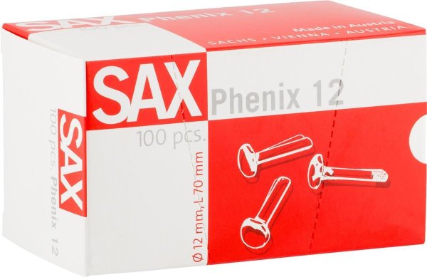 SAX Rundkopfklammern Phenix 12 100 Stk. L:70mm D:12mm