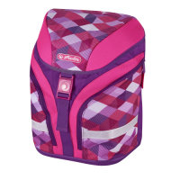 herlitz Schulrucksack Motion Plus "Pink Cubes" 4-teilig