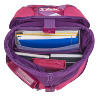 herlitz Schulrucksack Motion Plus "Pink Cubes" 4-teilig