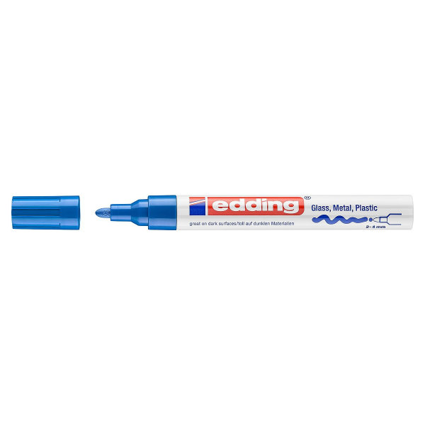 edding 750 Glanzlackmarker blau