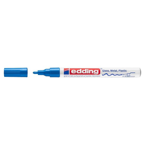 edding 751 Glanzlackmarker blau