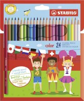 Buntstift - STABILO color - 24er Pack - mit 24...