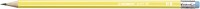 Bleistift mit Radierer - STABILO pencil 160 in gelb- Härtegrad HB - 3er Pack