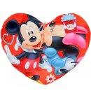 Herzform Kissen "Mickey und Minnie Kiss" ca. 45cm