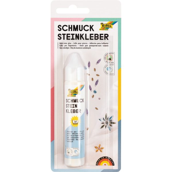 folia Schmucksteinkleber, transparent, 30 g