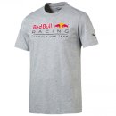PUMA Red Bull Racing Logo Tee Light Grey Heather M