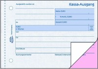 AVERY Zweckform 1710 Kassa-Ausgang DIN A6 quer 2x40 Blatt