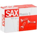 SAX Rundkopfklammern Phenix 5 100 Stk. L:25mm D:7mm