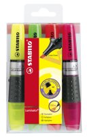 Textmarker - STABILO LUMINATOR - 4er Pack - gelb, grün, orange, pink