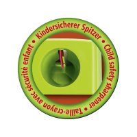 Spitzer - STABILO woody 3 in 1 Spitzer - für extradicke Stifte - rot/grün
