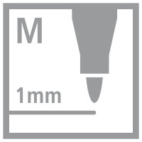 Folienstift - STABILO OHPen universal - wasserlöslich medium - Einzelstift - schwarz