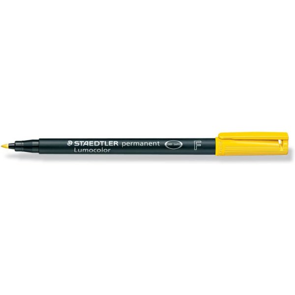 STAEDTLER Lumocolor 318 permanent Universalstift 0,6mm gelb