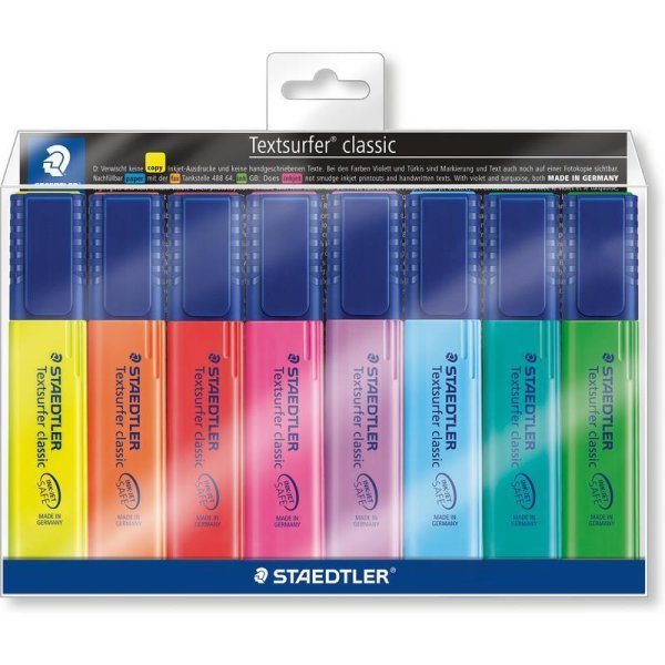 STAEDTLER 364 Textsurfer classic Textmarker 8er Etui