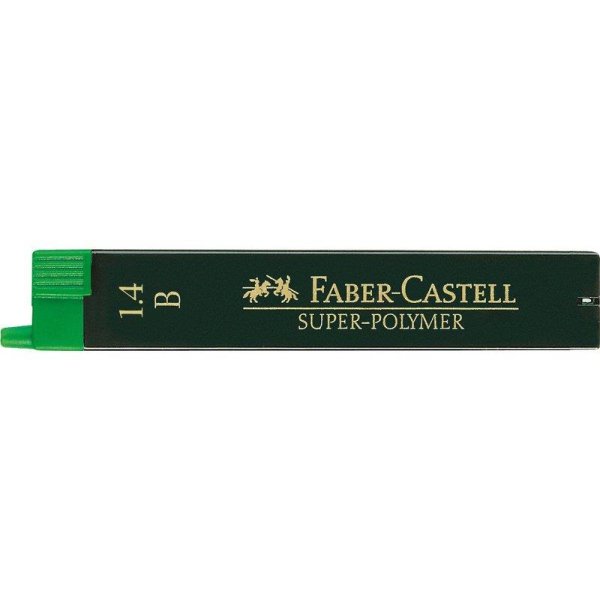 FABER-CASTELL Druckbleistift-Minen Super-Polymer 1,4mm B 6er Etui