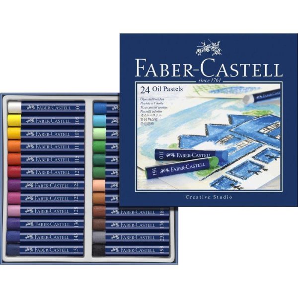 FABER-CASTELL olejové pastelové kriedy STUDIO QUALITY - 24 ks v puzdre