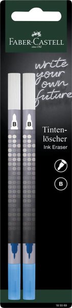 FABER-CASTELL Tintenlöscher, mittel, B-Rundspitze 2er