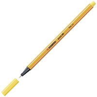 Fineliner - STABILO point 88 - Einzelstift - gelb 88/44