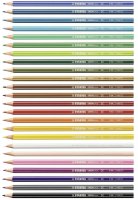 Umweltfreundlicher Buntstift - STABILO GREENcolors - 24er Pack - mit 24 verschiedenen Farben
