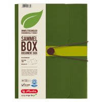 herlitz box na spisy easy orga to go GREEN, A4 - tmavozelený