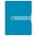 herlitz Collegeblock easy orga to go A4 kariert transparent blau