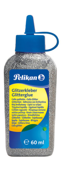 Pelikan Glitzerkleber 60ml Flasche silber