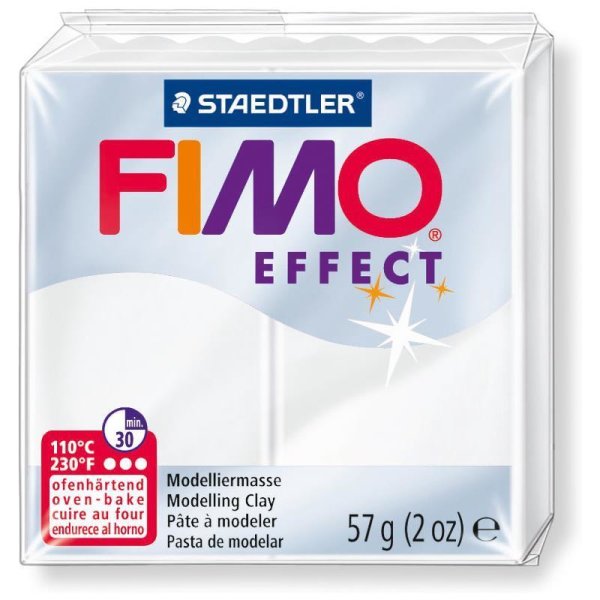 FIMO EFFECT Modelliermasse, ofenhärtend, transparent, 57g