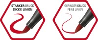 Premium-Filzstift mit Pinselspitze für variable Strichstärken - STABILO Pen 68 brush - 8er Pack - mit 8 verschiedenen Farben