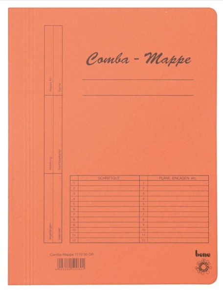 bene Comba-Mappe A4 orange