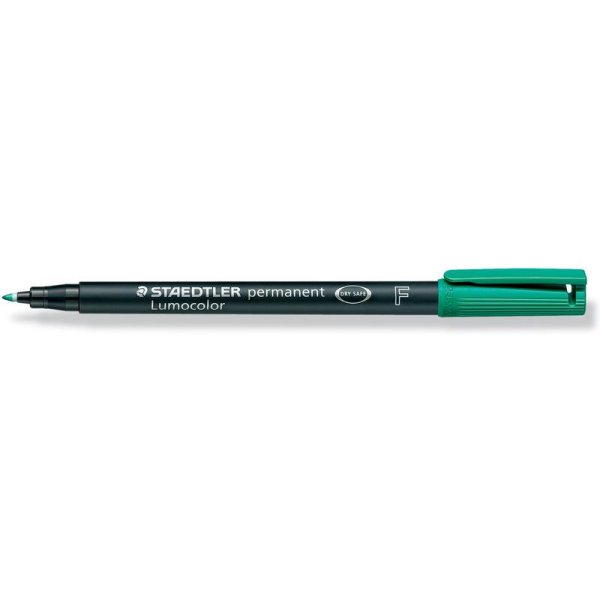 STAEDTLER Lumocolor 318F permanentný univerzálny popisovač 0,6mm - zelený