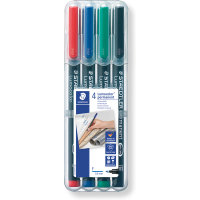 STAEDTLER Lumocolor 318 permanent Universalstifte 0,6mm 4er Box