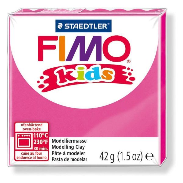 FIMO kids Modelliermasse, ofenhärtend, pink, 42 g